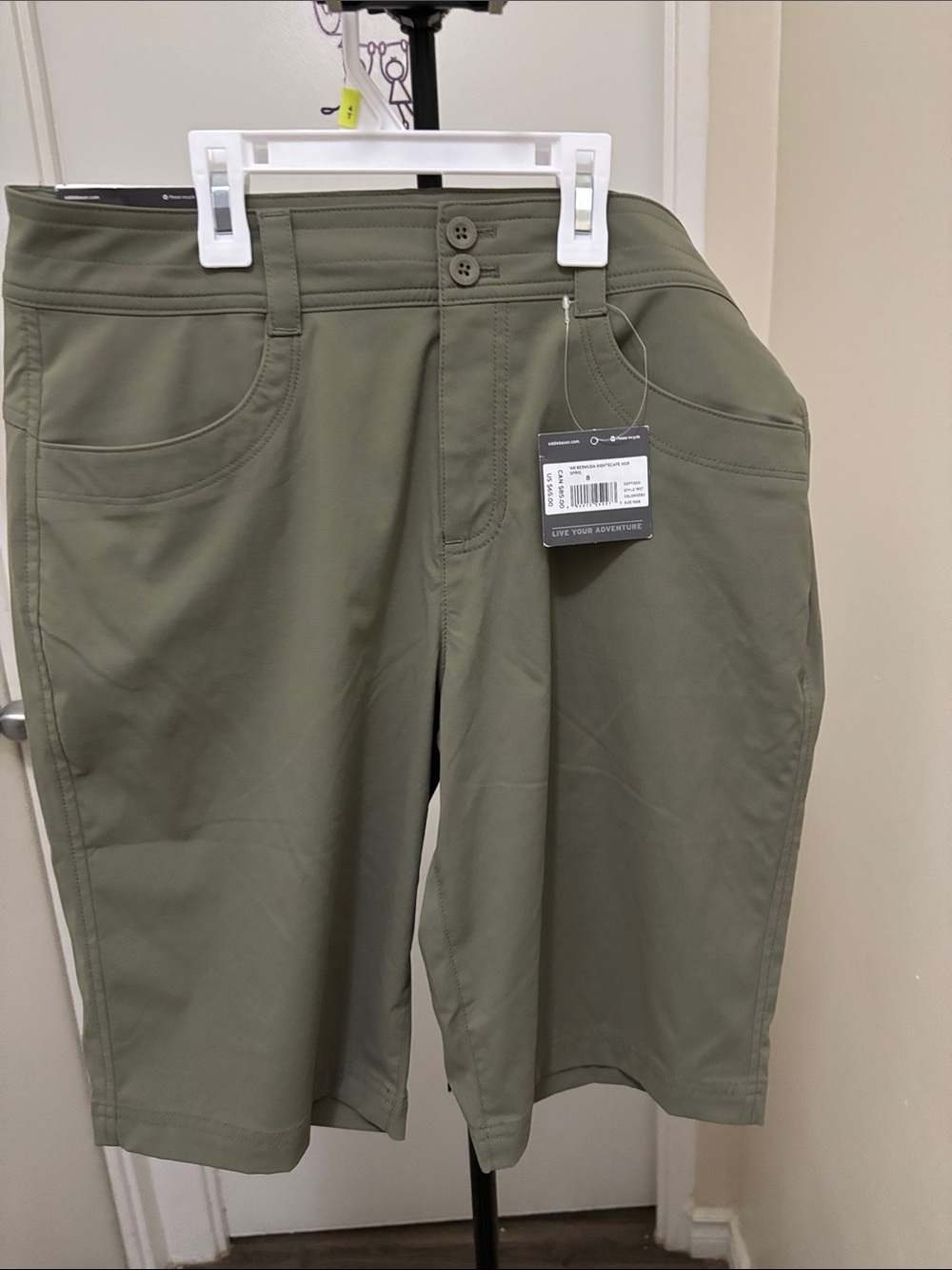 Eddie Bauer Olive Green Women's Bermuda Shorts